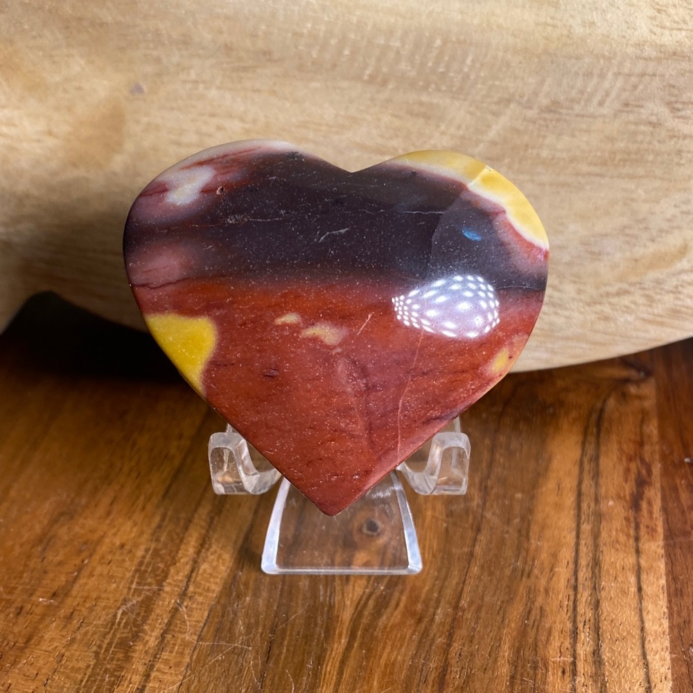 Mookite Heart Beaitiful stone carving